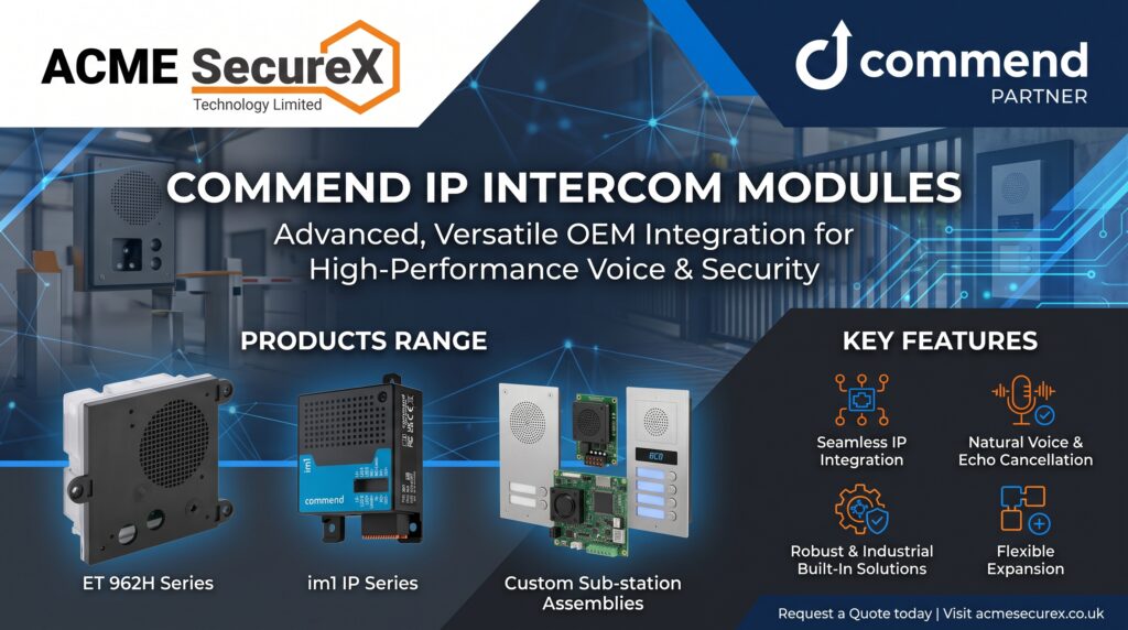 Commend Intercom Modules Range