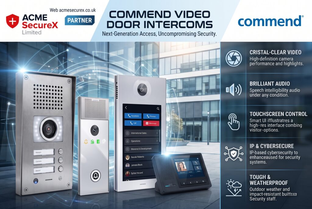 commend video door intercom systems supplier uk